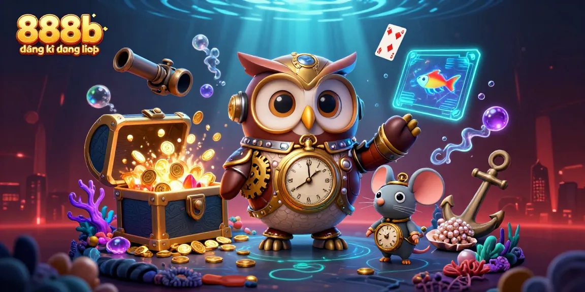 Experience exciting wins with 888b đăng ký đăng nhập in this vibrant 3D casino scene.
