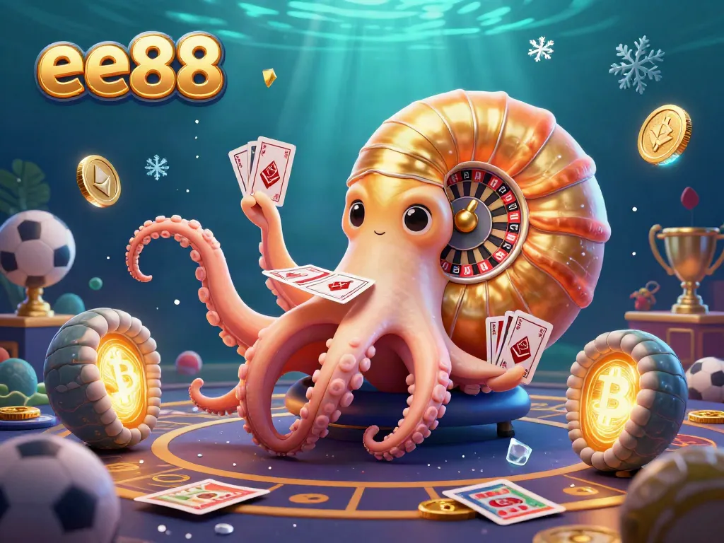 Experience thrilling betting action with ee88, showcasing a lively 3D casino scene filled with sports elements.